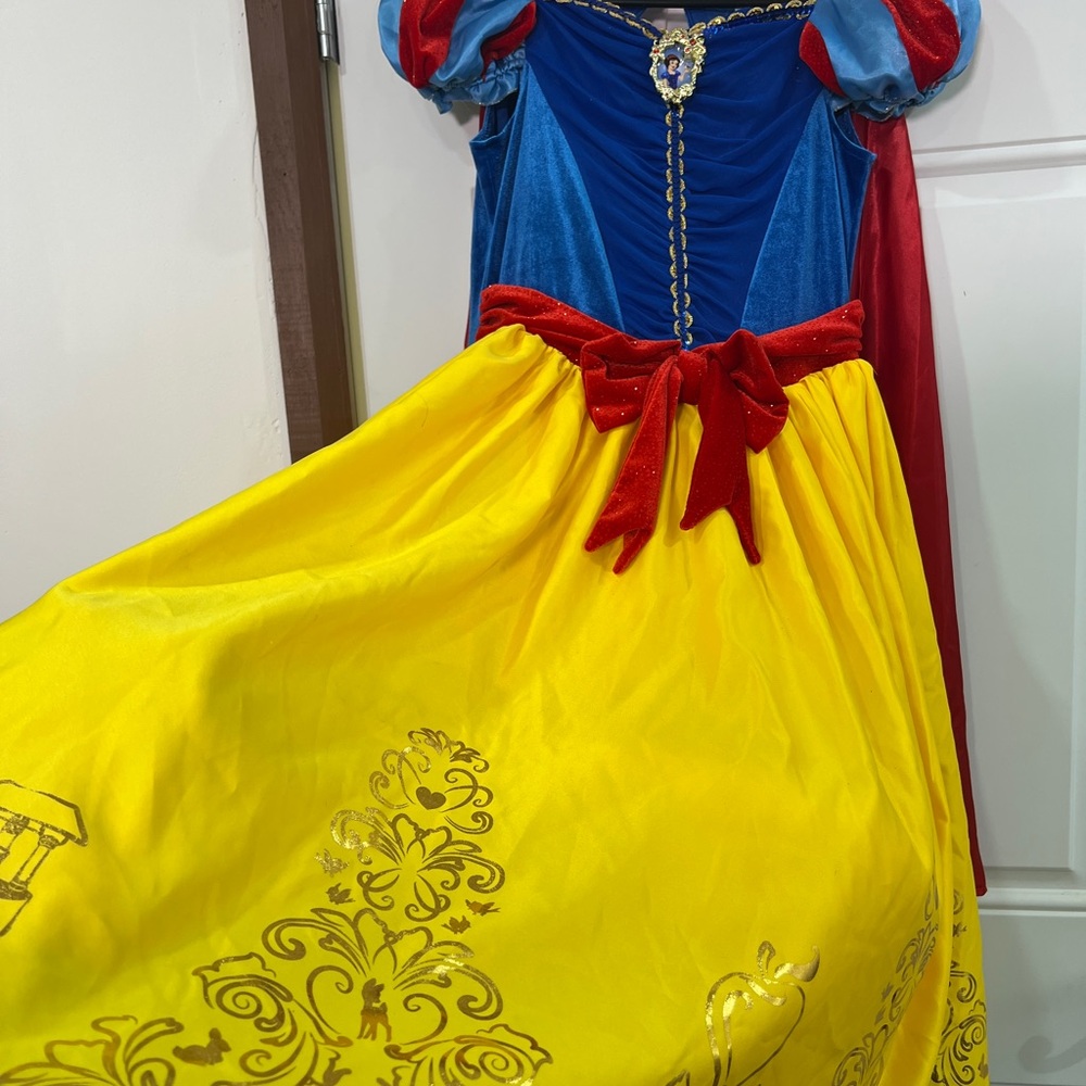 Snowwhite princess dress  with suede